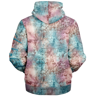 Chokefish™ Microfleece Zip-Up Hoodie Acid-Wash Colors-005